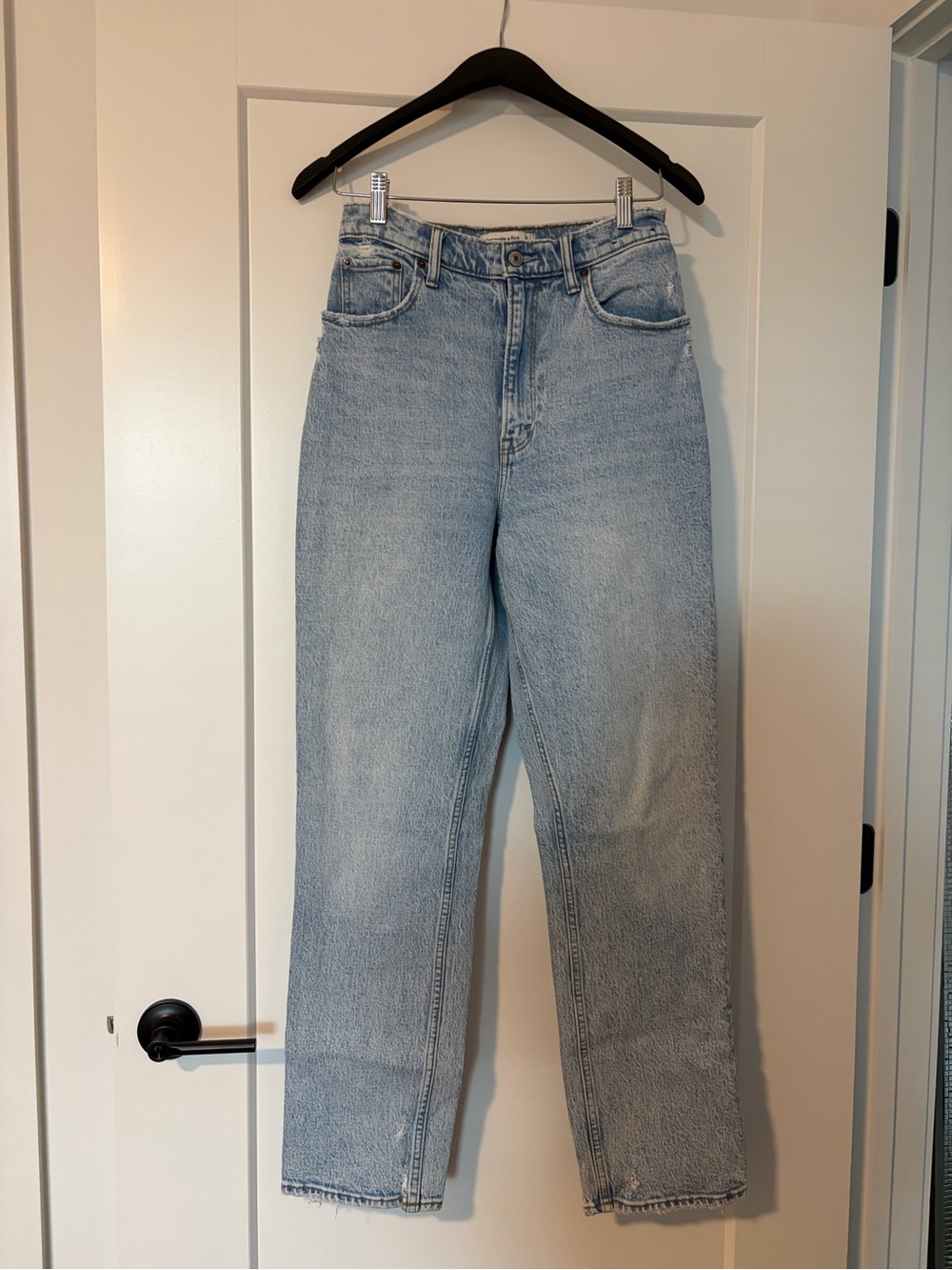 Abercrombie & Fitch Light Blue Straight Leg Jeans